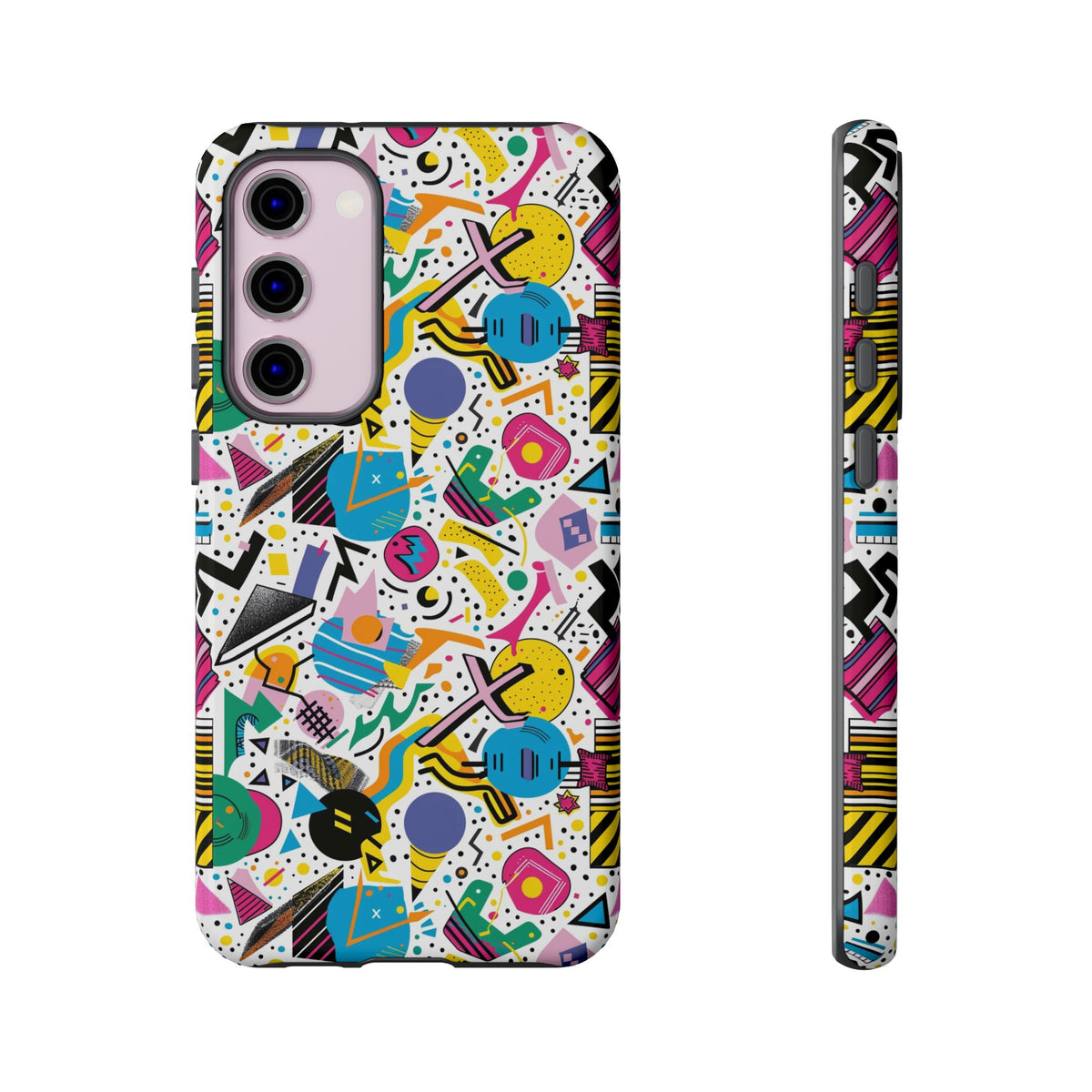 90s Themed Seamless Pattern Phone Case – Embrace Retro Style and Protection 225