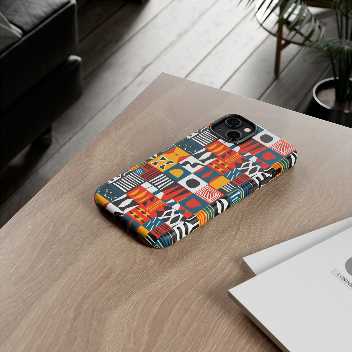 Stylish African Pattern Phone Case – Unique and Vibrant Protection 076