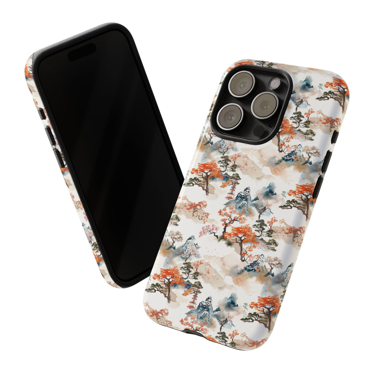 Japanese Pattern Phone Case – Elegant & Timeless Design for Your Phone 506