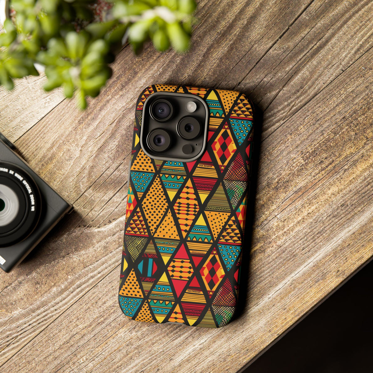 Stylish African Pattern Phone Case – Unique and Vibrant Protection 178