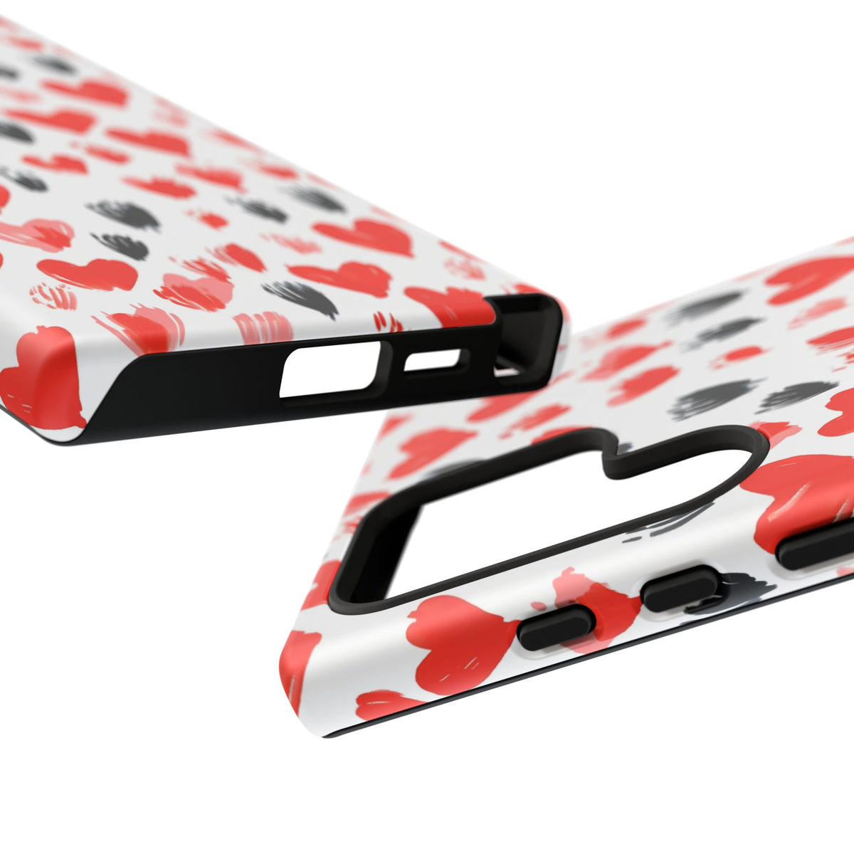 Heart Pattern Phone Case – Stylish & Loving Design for Your Device 366