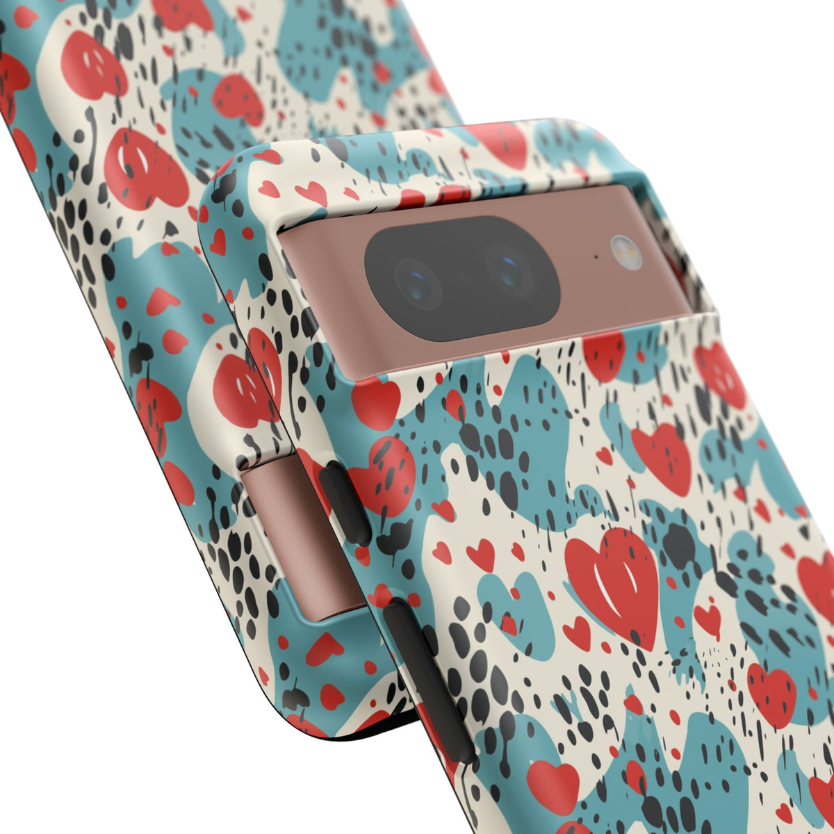 Heart Pattern Phone Case – Stylish & Loving Design for Your Device 822