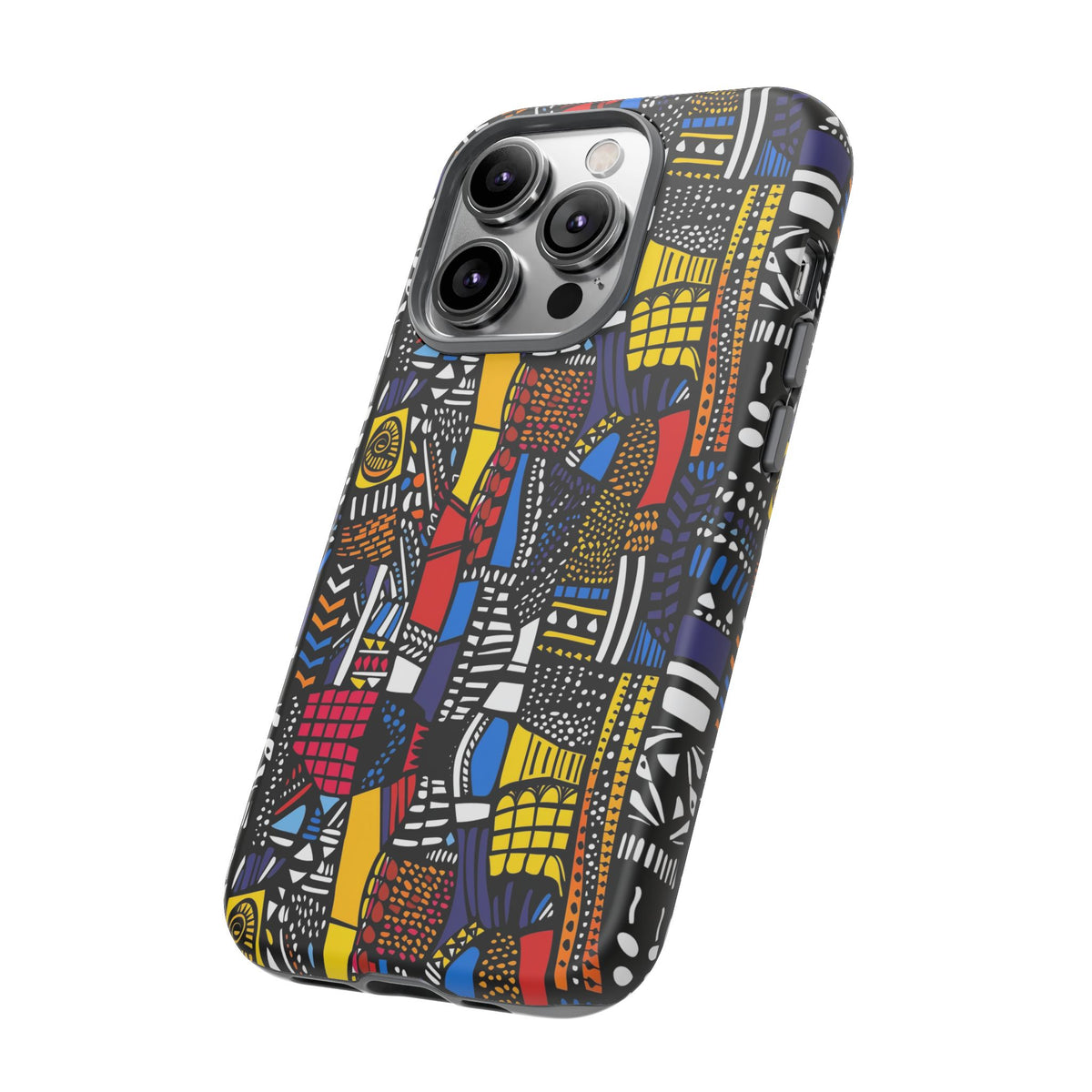 Stylish African Pattern Phone Case – Unique and Vibrant Protection 201