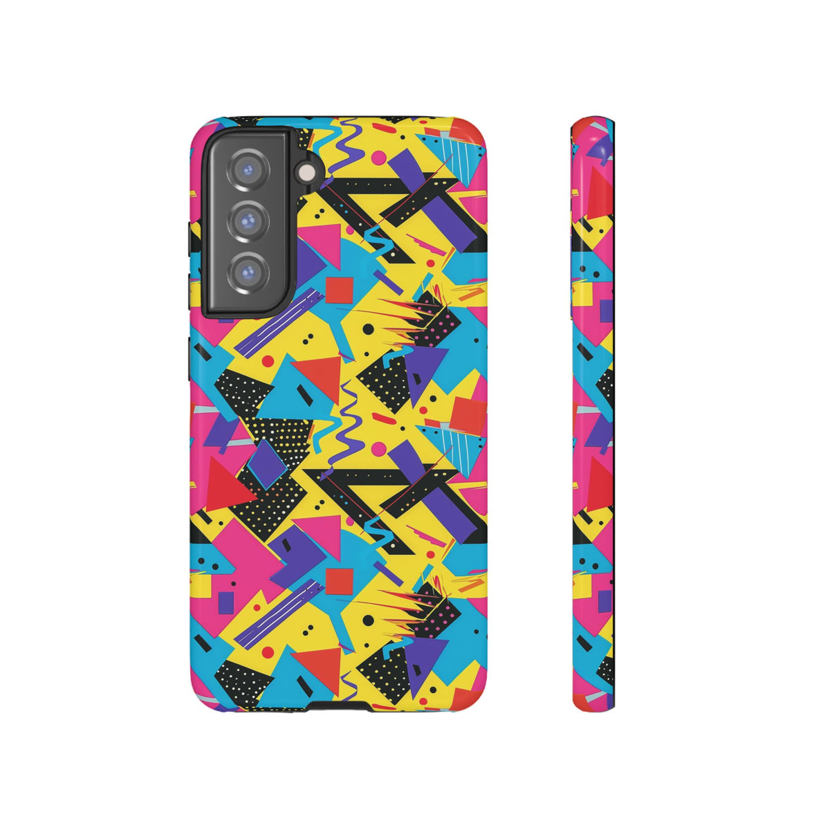 90s Themed Seamless Pattern Phone Case – Embrace Retro Style and Protection 223