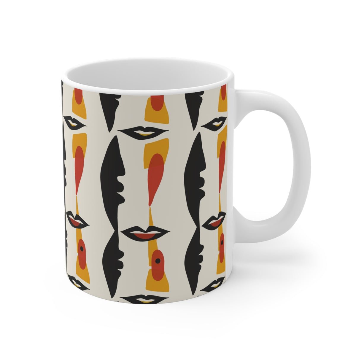 All-Over African Pattern Coffee Mug 475