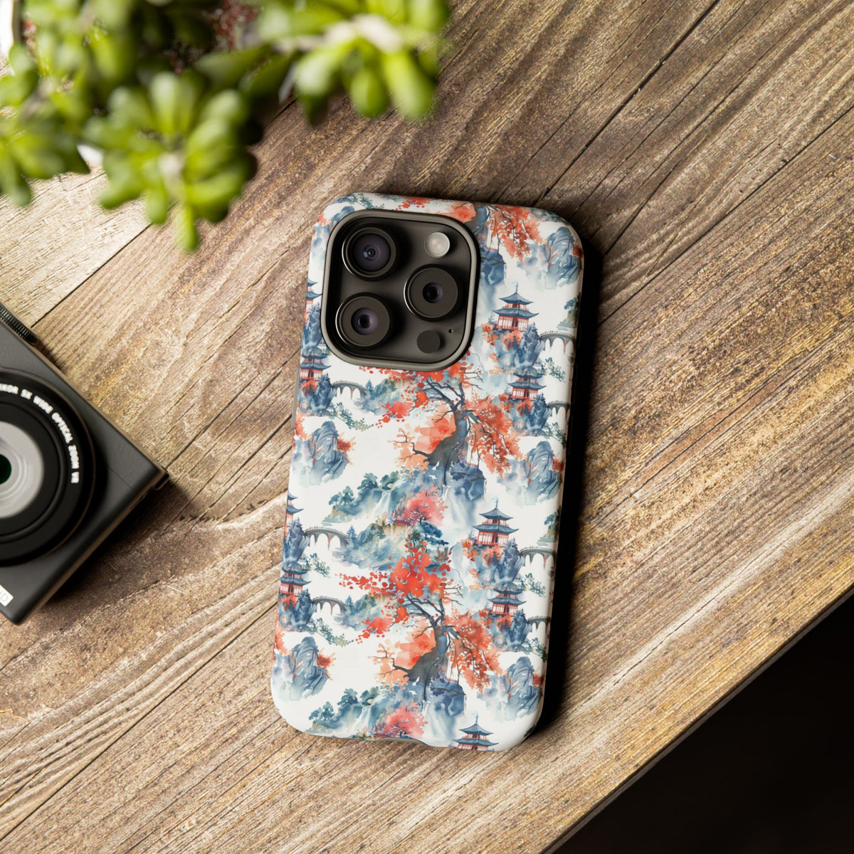 Japanese Pattern Phone Case – Elegant & Timeless Design for Your Phone 043