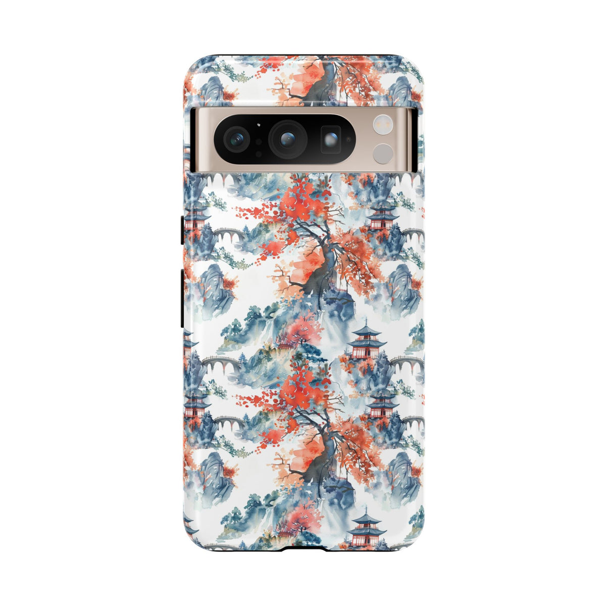 Japanese Pattern Phone Case – Elegant & Timeless Design for Your Phone 043