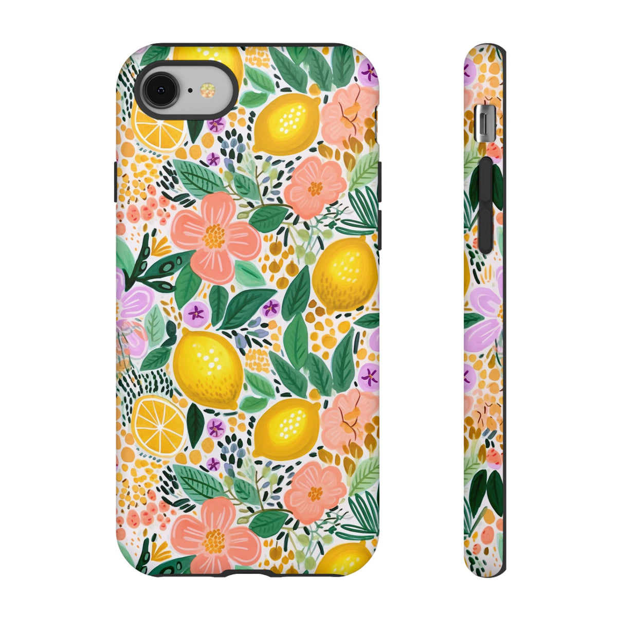 Cute Summer Lemons Phone Case – Refreshing Citrus Design for Your Phone