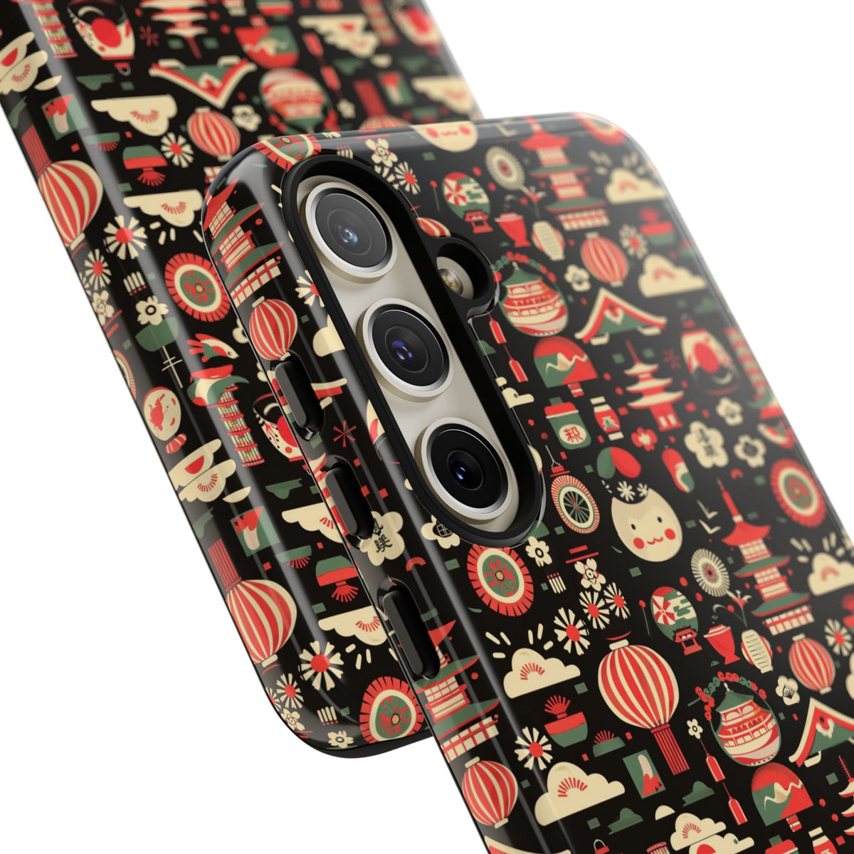 Japanese Pattern Phone Case – Elegant & Timeless Design for Your Phone 032