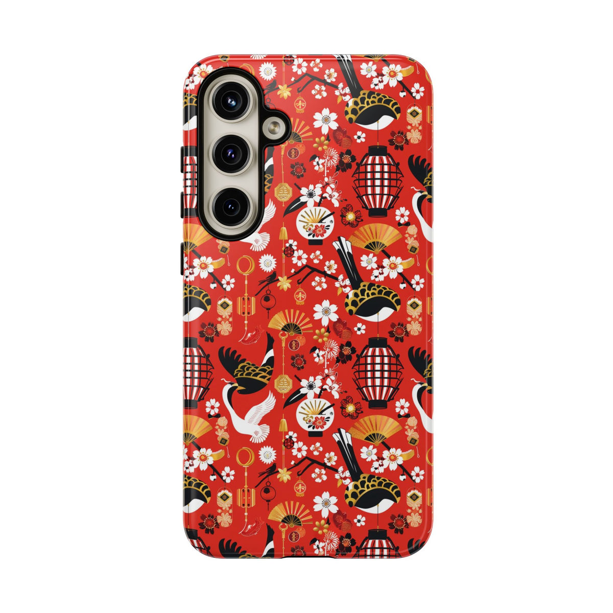 Japanese Pattern Phone Case – Elegant & Timeless Design for Your Phone 056