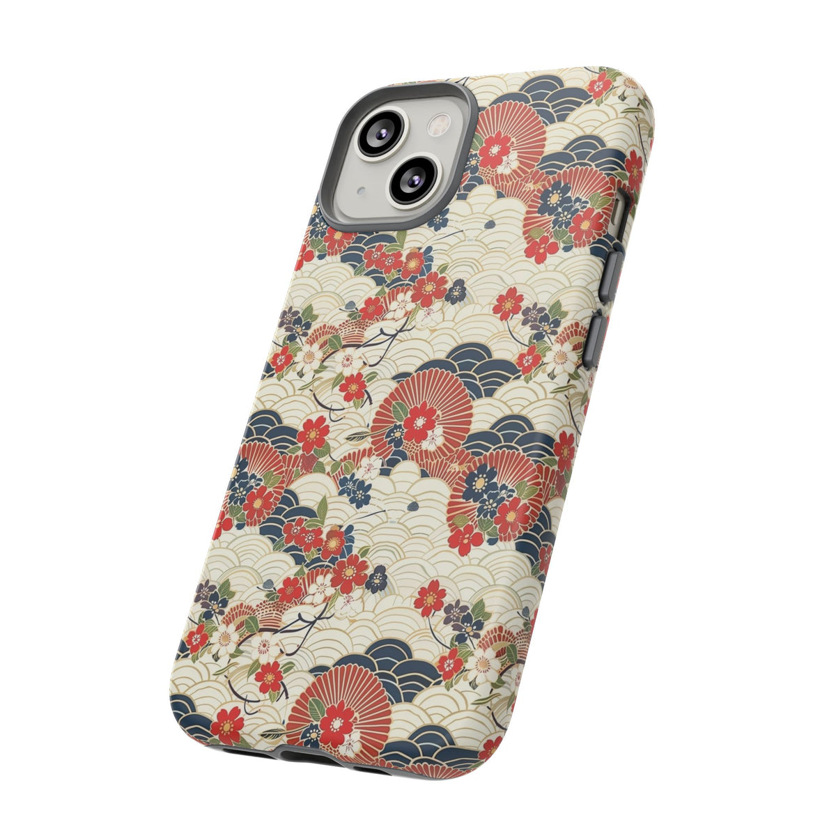 Japanese Pattern Phone Case – Elegant & Timeless Design for Your Phone 124