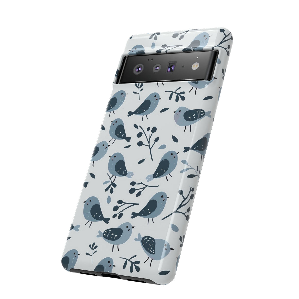 Birds Seamless Pattern Phone Case – Elegant and Timeless Avian Design 10