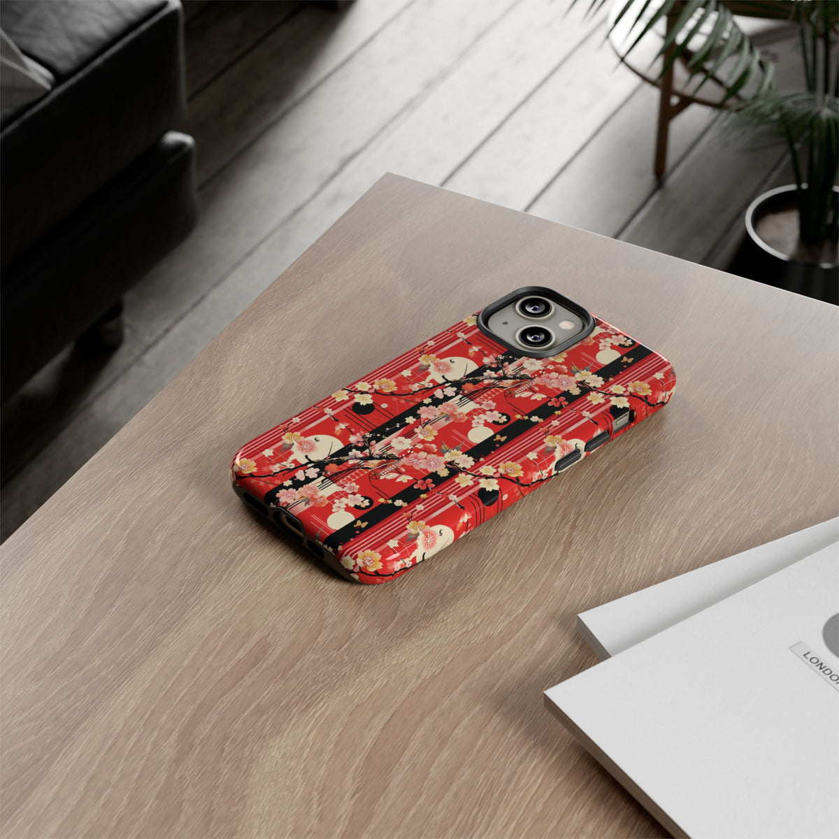 Japanese Pattern Phone Case – Elegant & Timeless Design for Your Phone 026