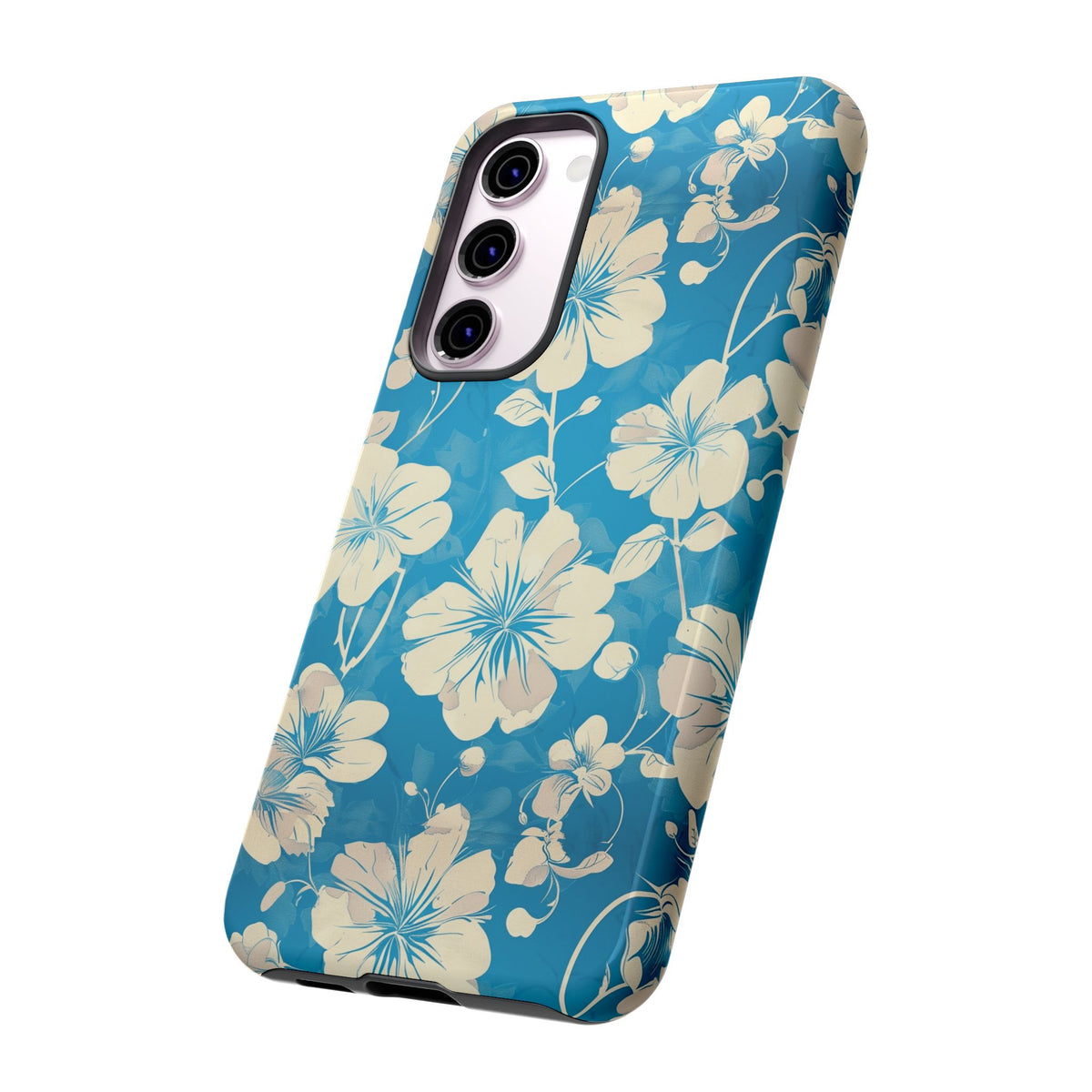 Blue Floral Seamless Pattern Phone Case