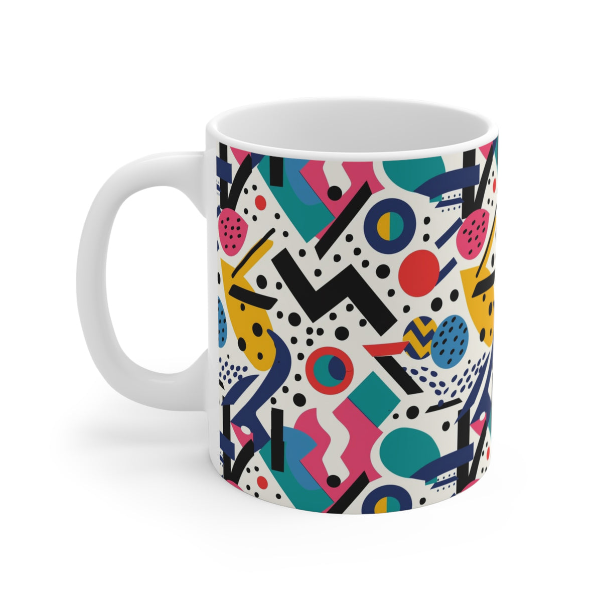 90s Retro Coffee Mug - Full Wrap Design 492