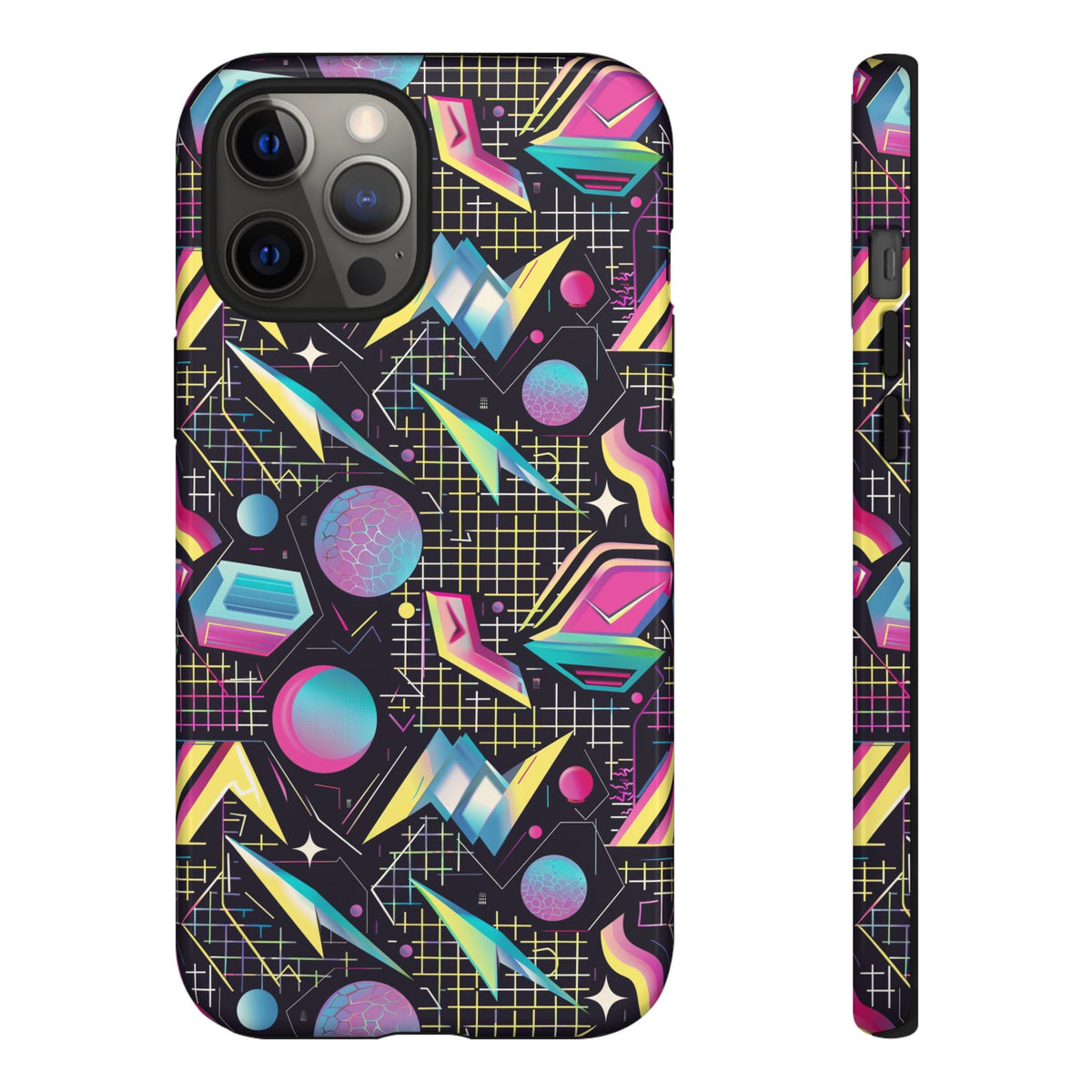 Retro 80s Seamless Phone Case – Vintage Style Meets Modern Protection 086