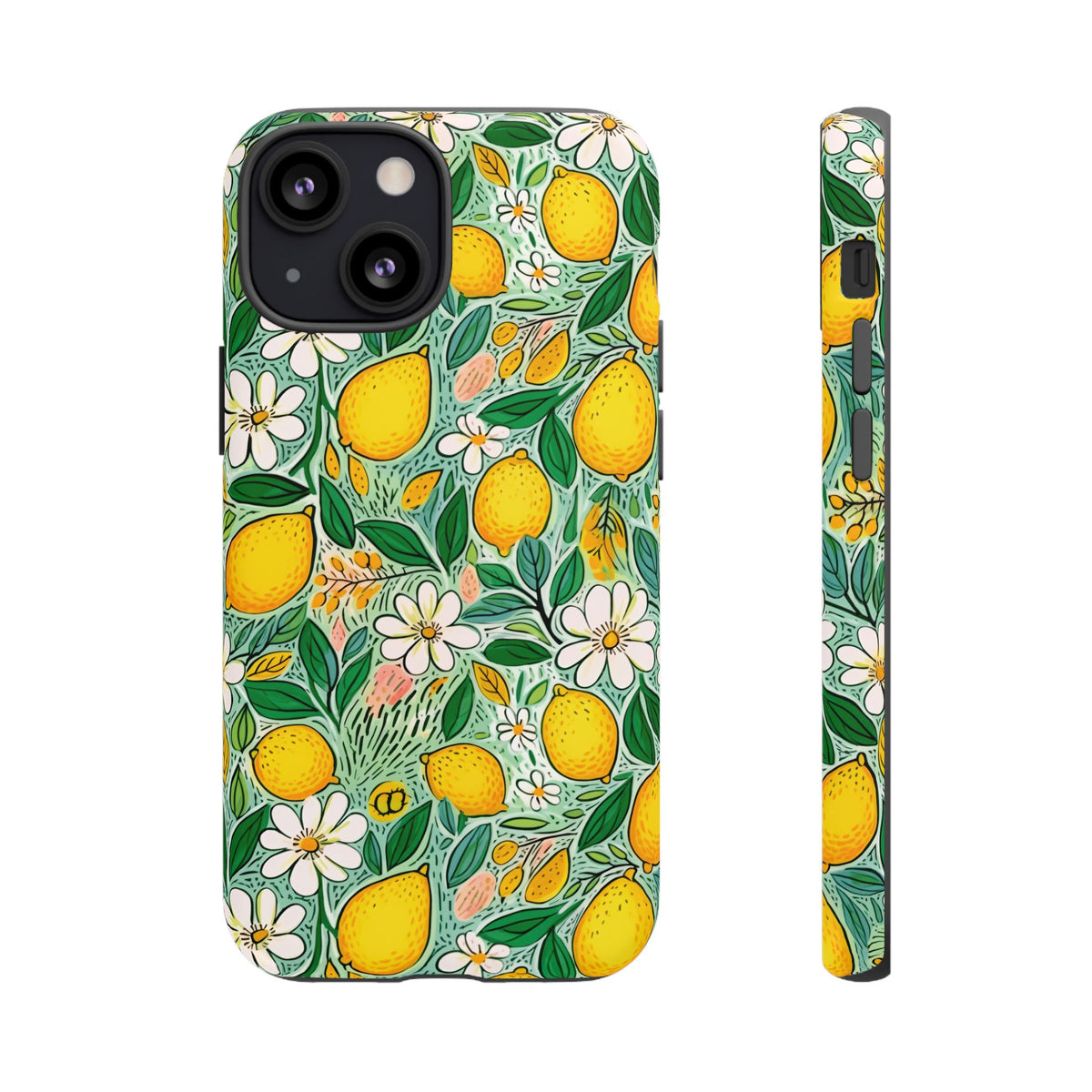 Cute Summer Lemons Phone Case – Refreshing Citrus Design for Your Phone 3