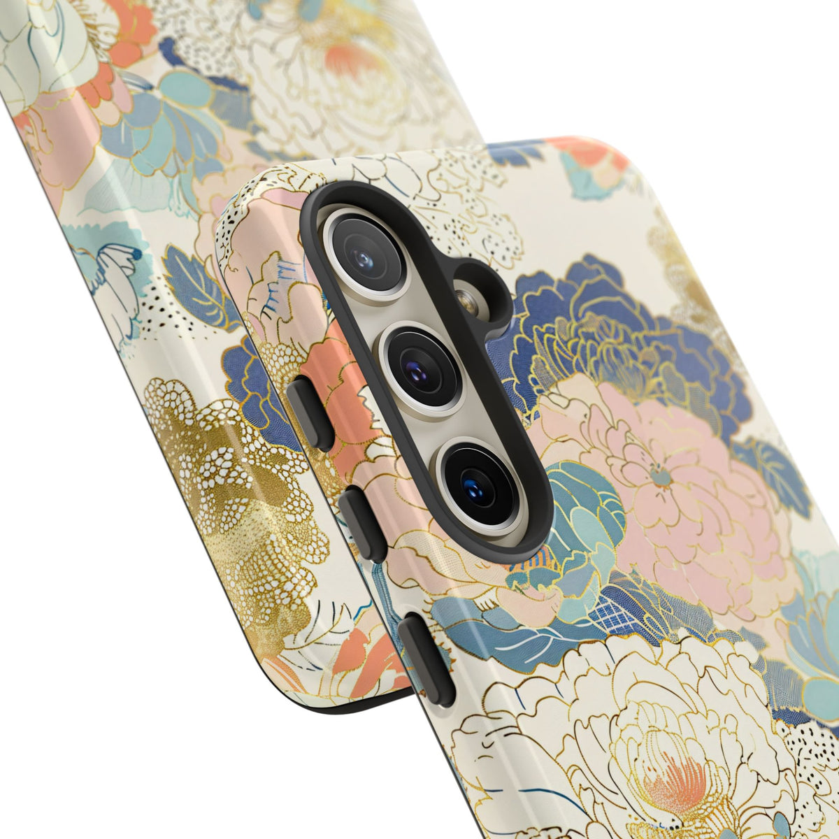 Japanese Blossom Asian Floral Design Phone Case – Elegant Floral Phone Cover 4