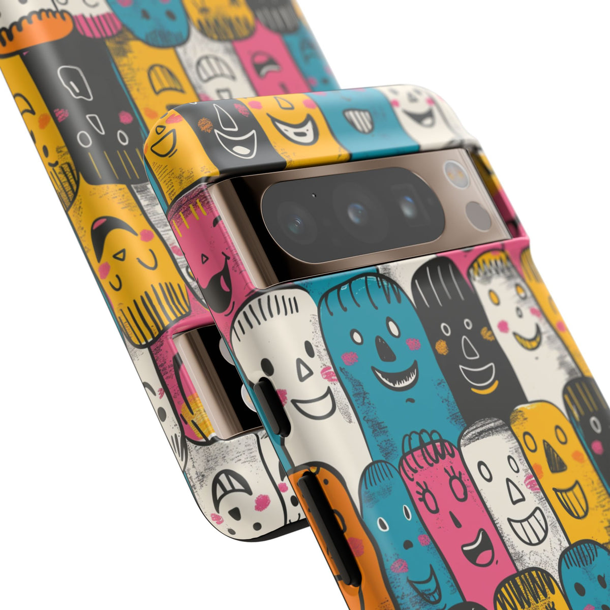 Happy Faces Phone Case – Joyful and Cheerful Design for a Bright Look 5