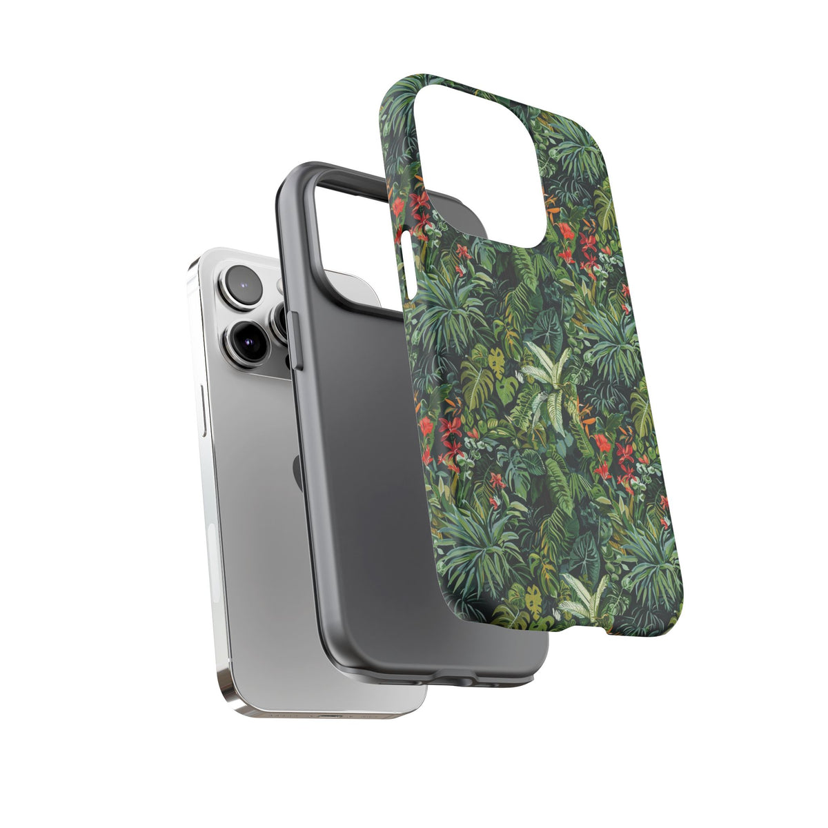 Jungle Pattern Phone Case – Exotic & Lush Design for Your Phone 323