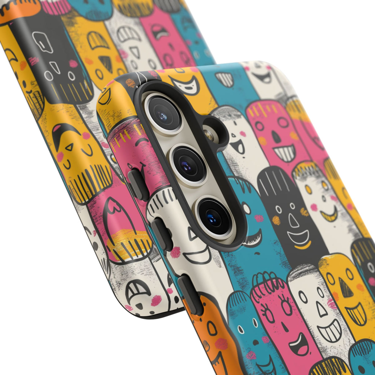 Happy Faces Phone Case – Joyful and Cheerful Design for a Bright Look 5