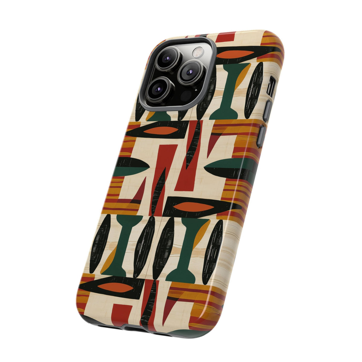 Stylish African Pattern Phone Case – Unique and Vibrant Protection 196