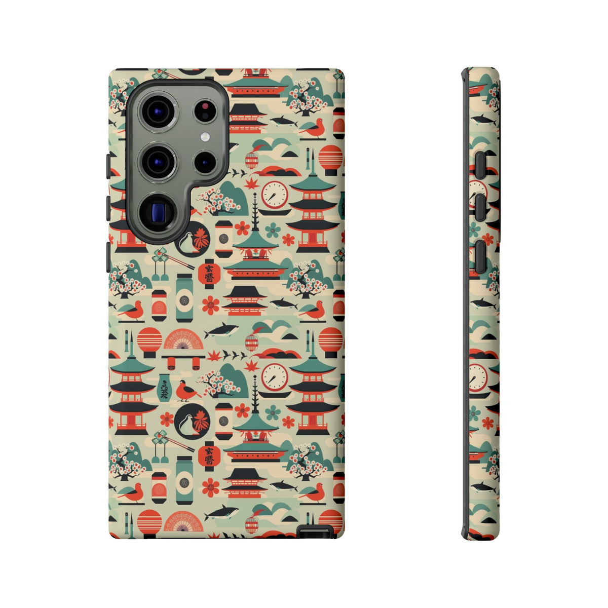 Japanese Pattern Phone Case – Elegant & Timeless Design for Your Phone 105