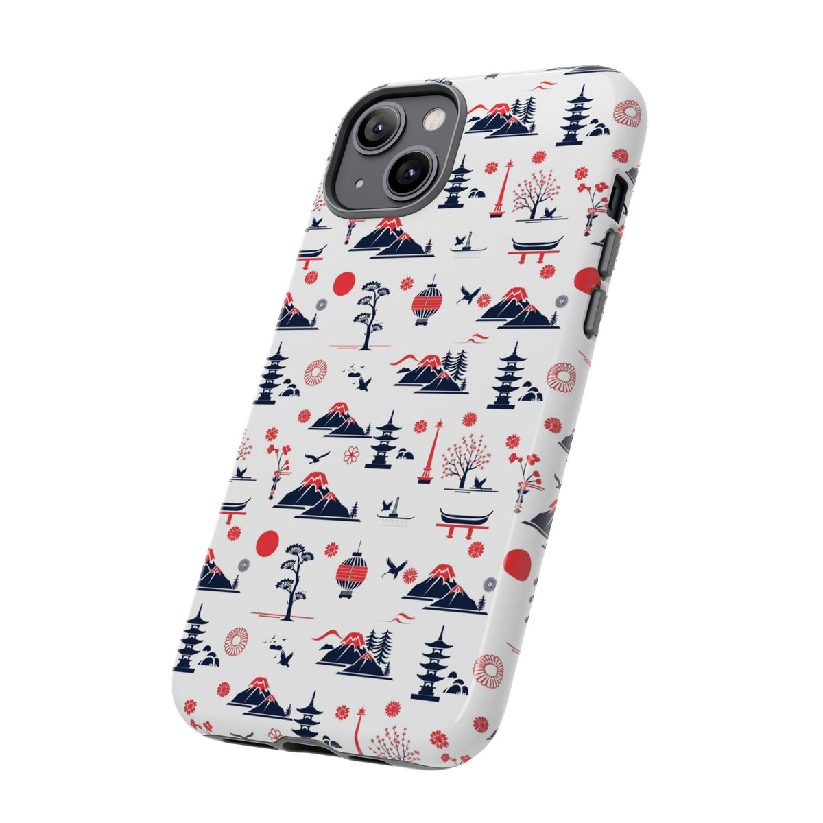 Japanese Pattern Phone Case – Elegant & Timeless Design for Your Phone 079