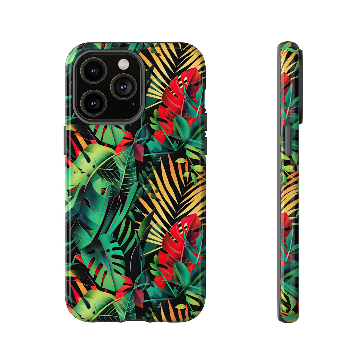 Jungle Collage Phone Case – Vibrant & Durable Nature-Inspired Protection