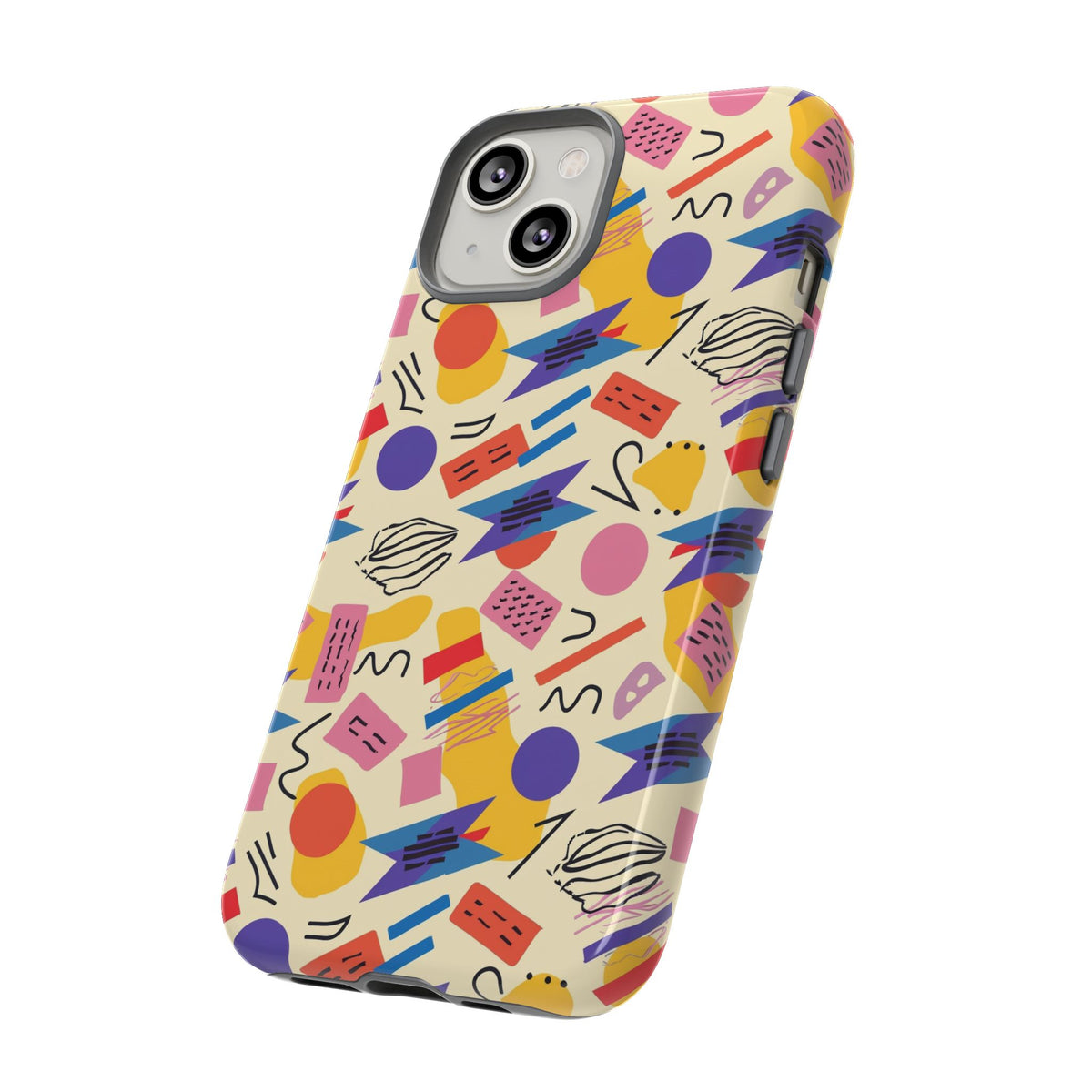 90s Themed Seamless Pattern Phone Case – Embrace Retro Style and Protection 270