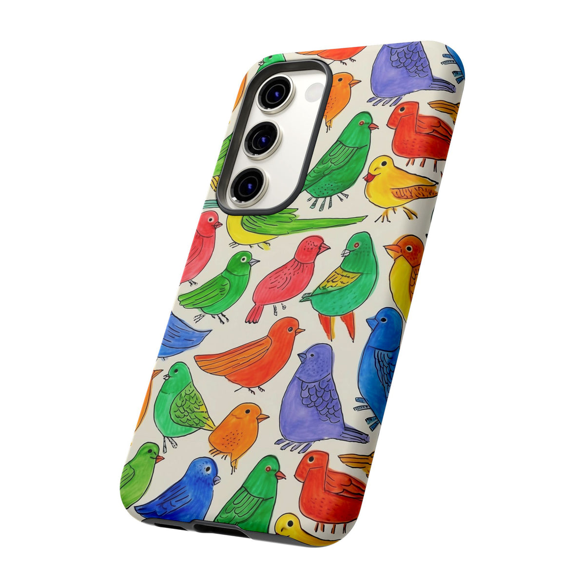 Birds Seamless Pattern Phone Case – Elegant and Timeless Avian Design 2