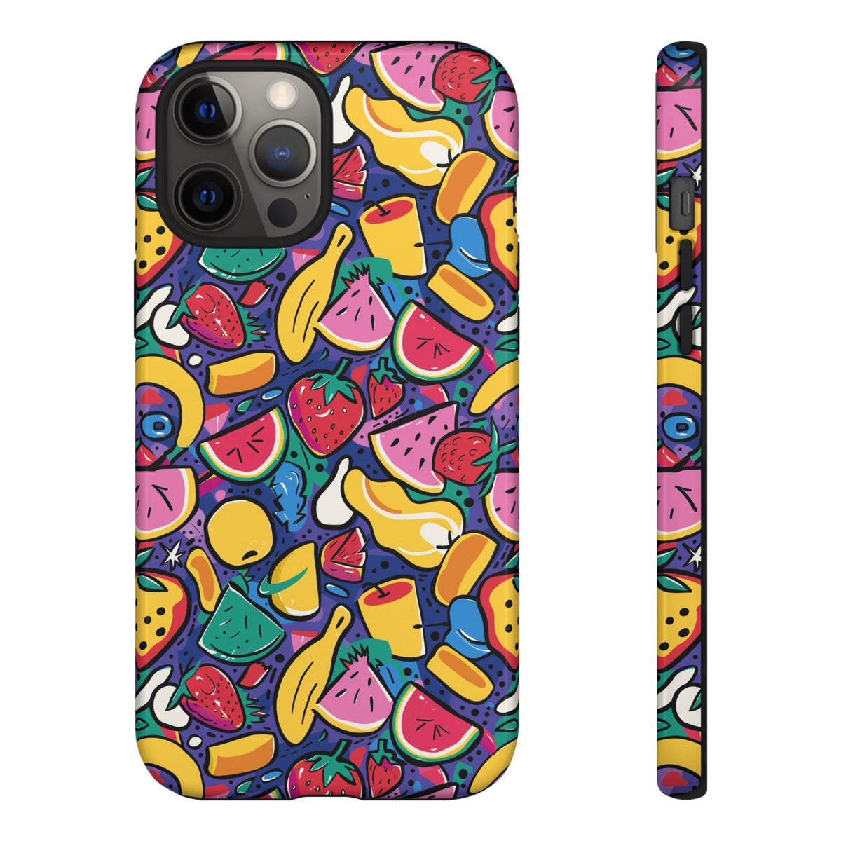 90s Themed Seamless Pattern Phone Case – Embrace Retro Style and Protection 316