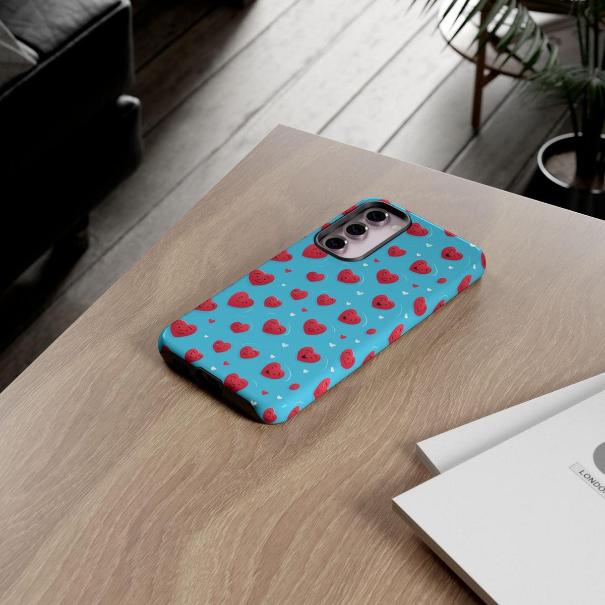 Heart Pattern Phone Case – Stylish & Loving Design for Your Device 811