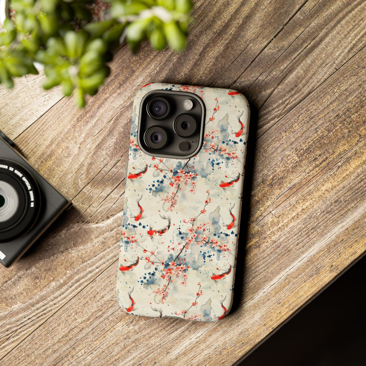 Japanese Pattern Phone Case – Elegant & Timeless Design for Your Phone 073