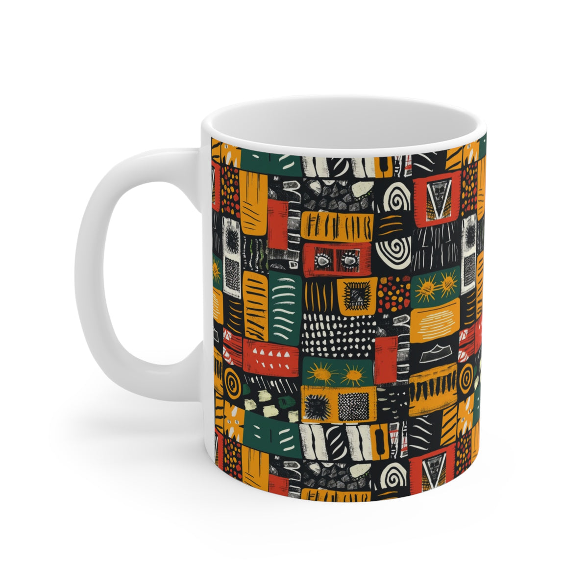 All-Over African Pattern Coffee Mug 662