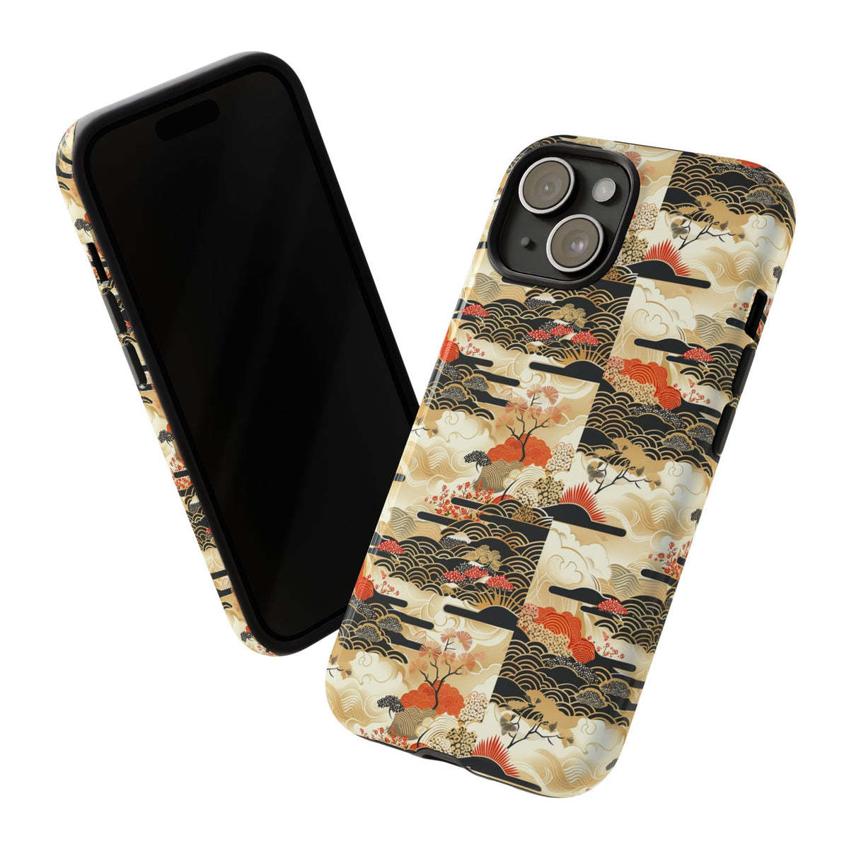 Japanese Pattern Phone Case – Elegant & Timeless Design for Your Phone 123