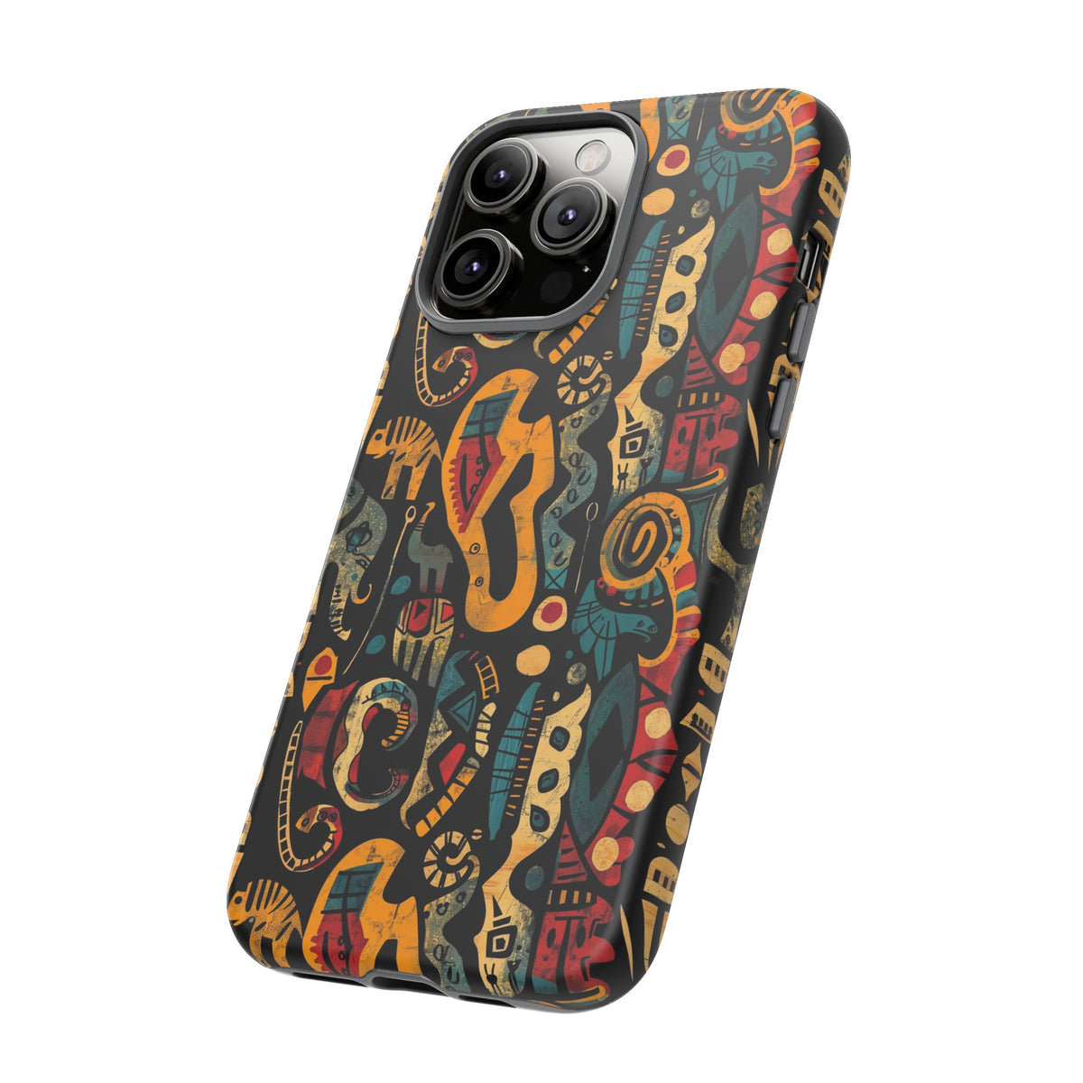 Stylish African Pattern Phone Case – Unique and Vibrant Protection 153