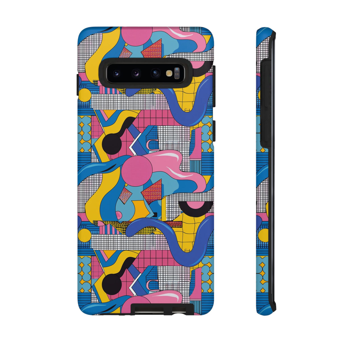 90s Themed Seamless Pattern Phone Case – Embrace Retro Style and Protection 224