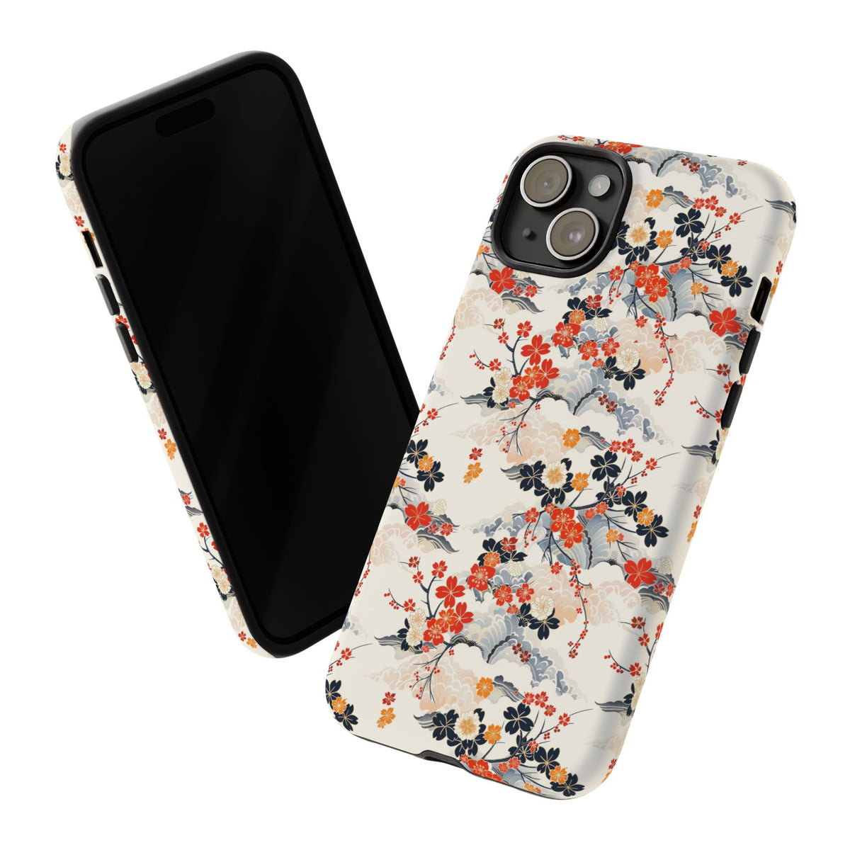 Japanese Pattern Phone Case – Elegant & Timeless Design for Your Phone 302