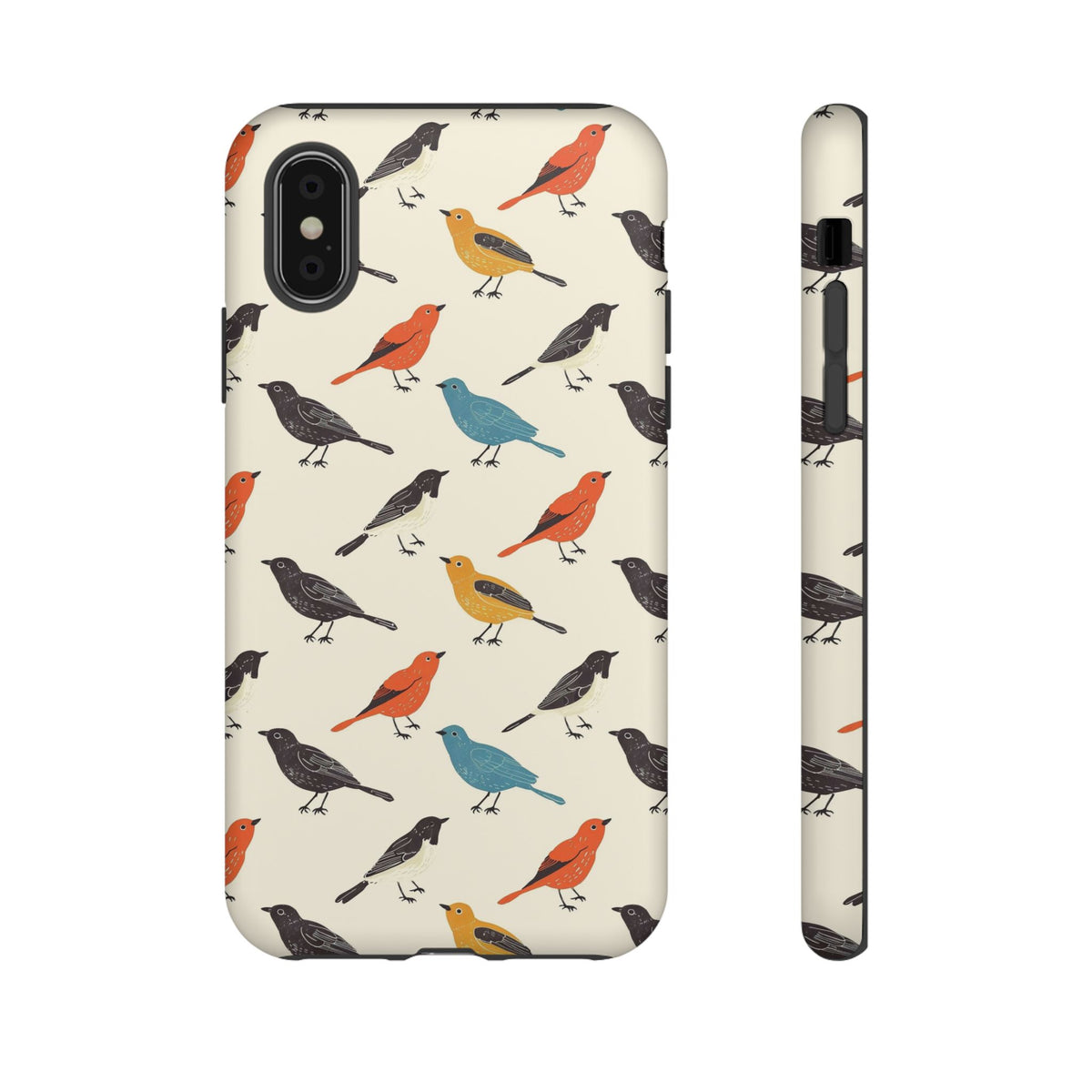 Birds Seamless Pattern Phone Case – Elegant and Timeless Avian Design 5