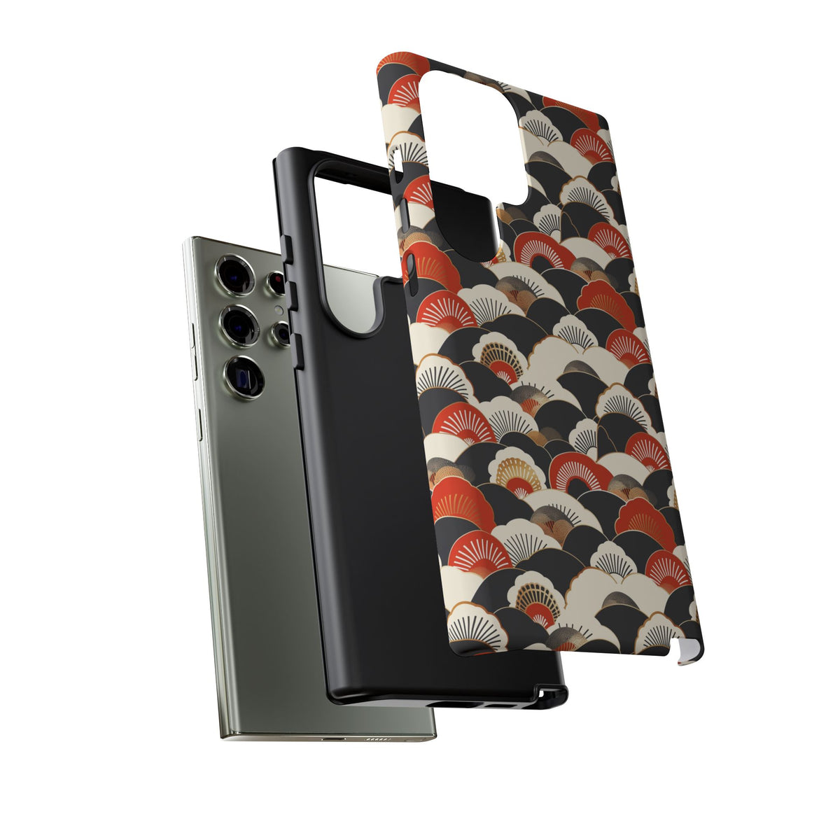 Japanese Pattern Phone Case – Elegant & Timeless Design for Your Phone 080