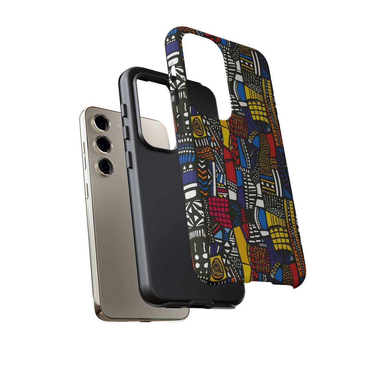 Stylish African Pattern Phone Case – Unique and Vibrant Protection 201