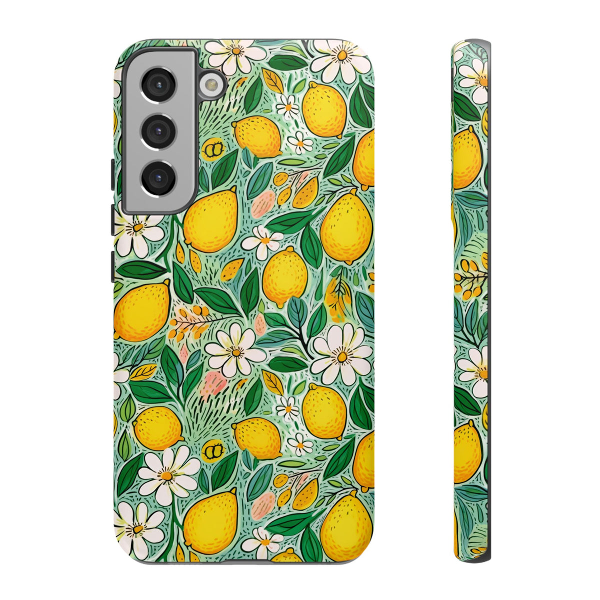 Cute Summer Lemons Phone Case – Refreshing Citrus Design for Your Phone 3