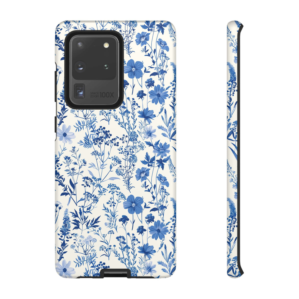 Blue French Toile Phone Case – Timeless Elegance and Classic Style