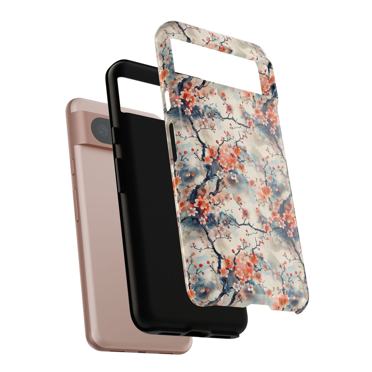 Japanese Pattern Phone Case – Elegant & Timeless Design for Your Phone 039