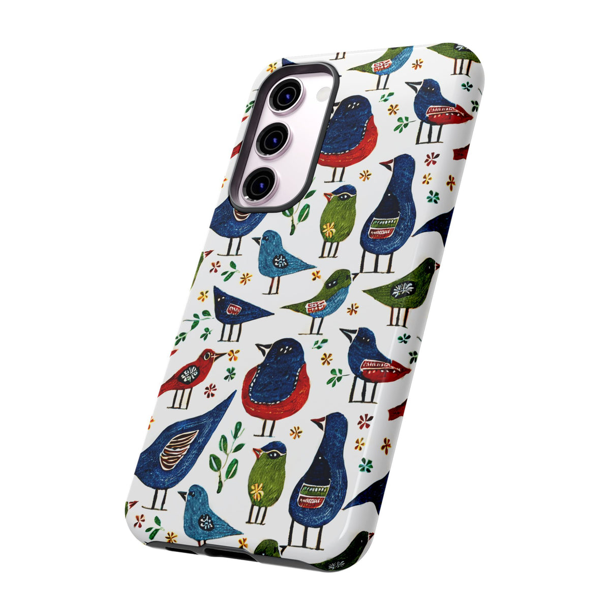 Birds Seamless Pattern Phone Case – Elegant and Timeless Avian Design 12