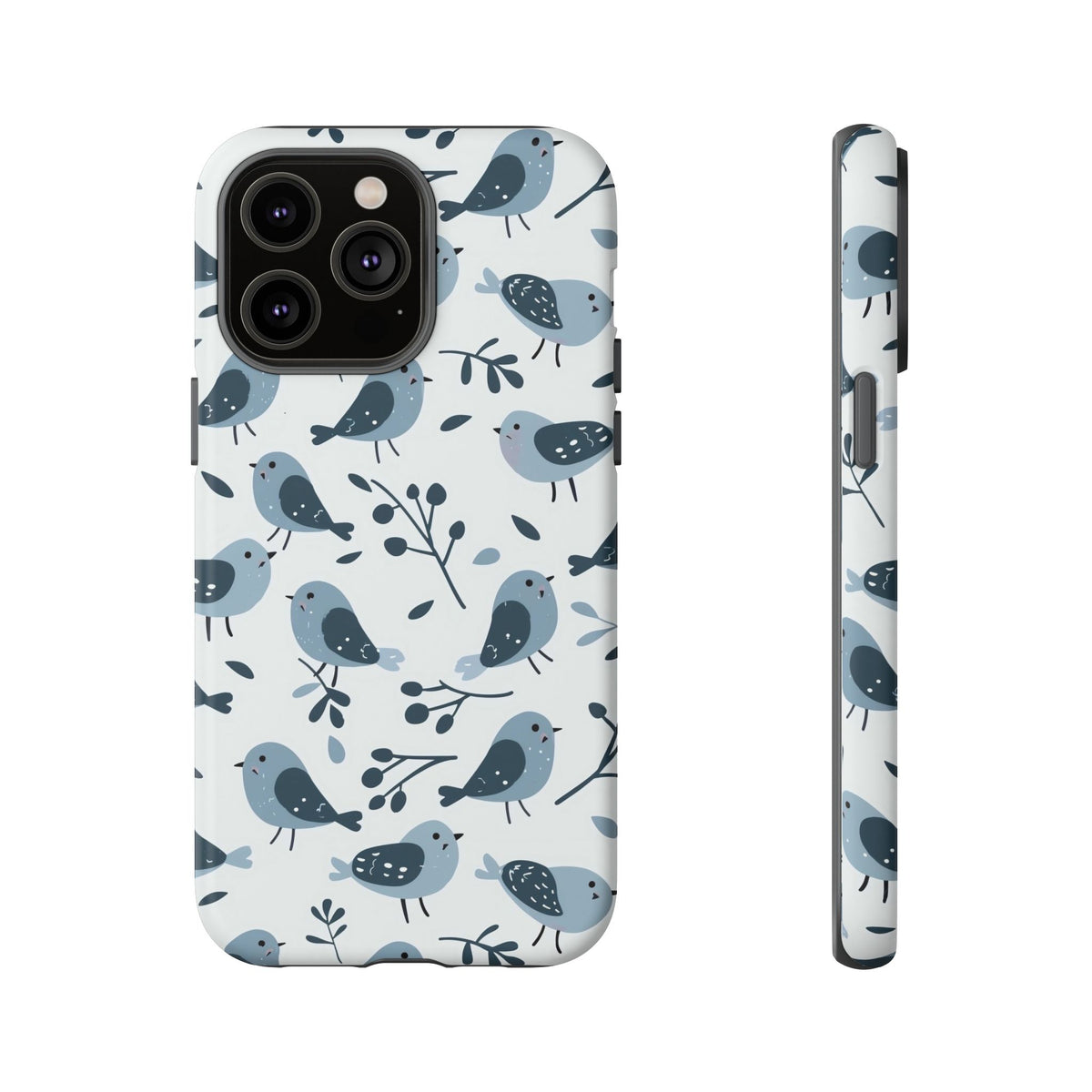 Birds Seamless Pattern Phone Case – Elegant and Timeless Avian Design 10