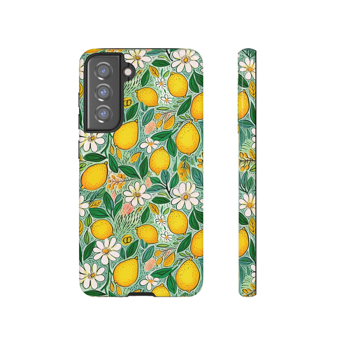 Cute Summer Lemons Phone Case – Refreshing Citrus Design for Your Phone 3