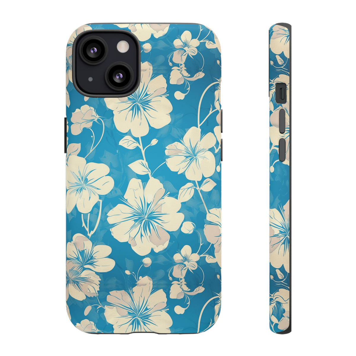 Blue Floral Seamless Pattern Phone Case