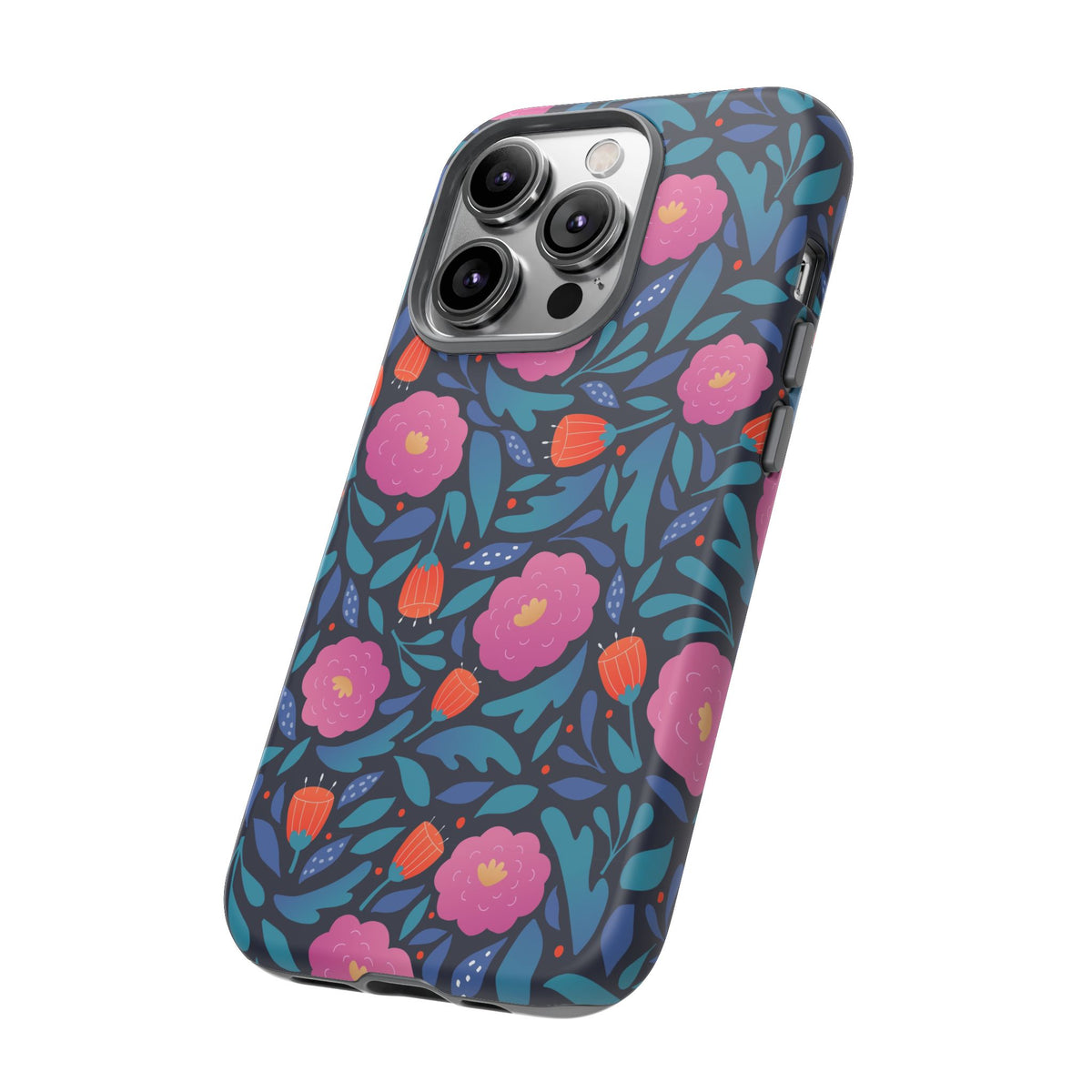 Colorful Little Flower Design Phone Case – Bright and Cheerful Floral Phone Cover 2